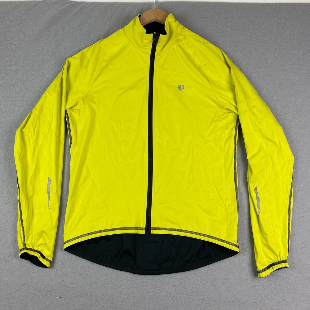 Pearl Izumi Elite reversible Jacket Mens L zip pocket softshell reflective - Picture 7 of 16